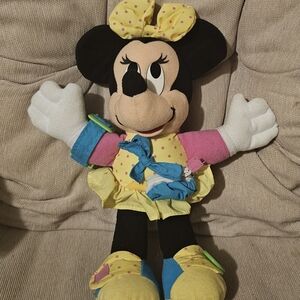Vibtage Disney Minnie Mouse- Yellow, Pink, Blue, Black With Watch And Fanny Pack